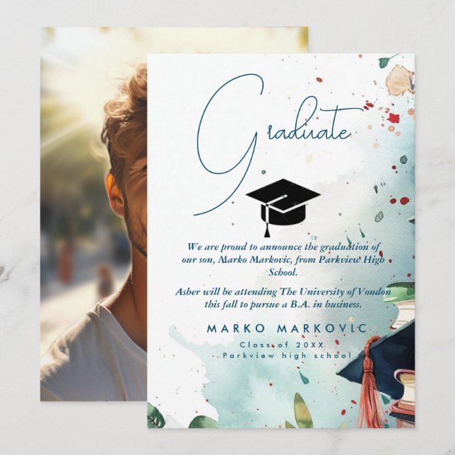 Licenciação Filho I Anúncio Colorido (Frente/Verso)