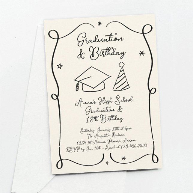 Licenciatura e Convite de Aniversário (Criador carregado)