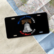 License Plate George Orwell Mais 1984 Menos 1776