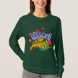 LIÇÕES DE SALPICOS DE TINTA FEMININAS CAMISA DE MA