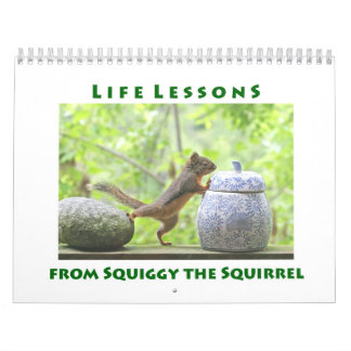 Lições de Vida do Calendário de Esquilo