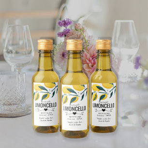 licor de casamento personalizado caseiro limoncell