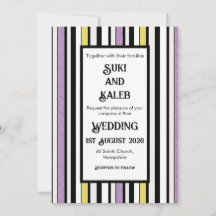 Licorice Candy - Convite De Casamento