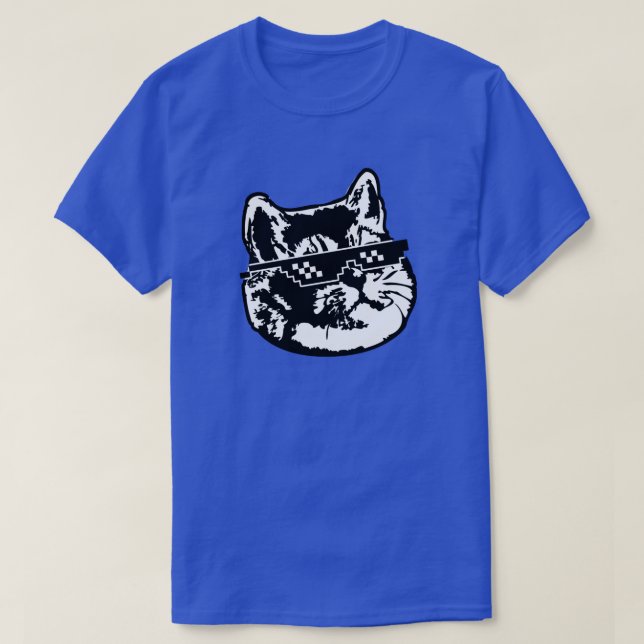 Lidar com isso, Cat Meme, Camisa Engraçada (Frente do Design)