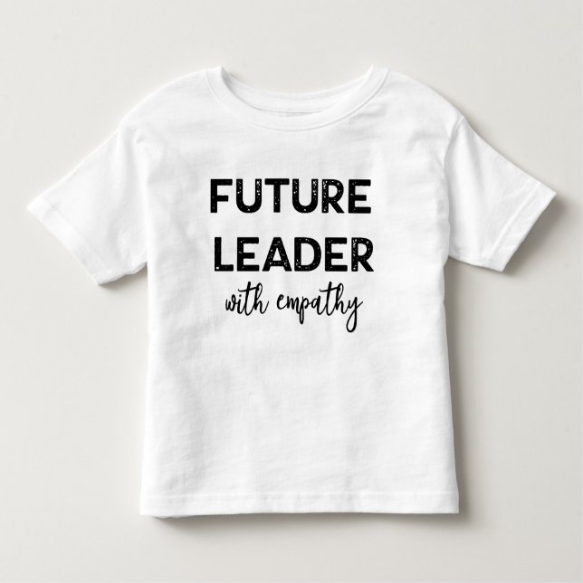 {Líder Futuro com Empatia} Empoderamento T-Shirt (Frente)