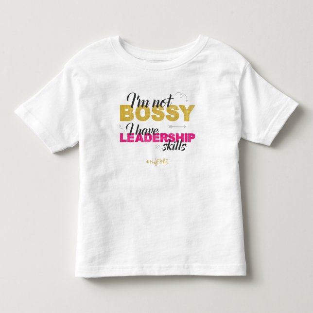 Liderança nao bossy da camisa do plissado das (Frente)