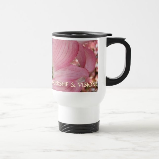 LIDERANÇA & VISÃO Caneca de Viagem para Café Prese (Direita)