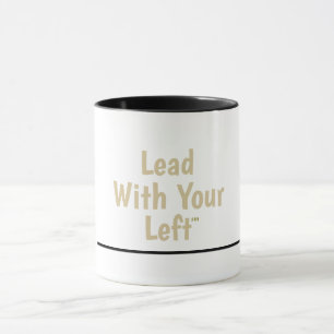 Liderar com a Esquerda - Caneca de Cerâmica com Ac