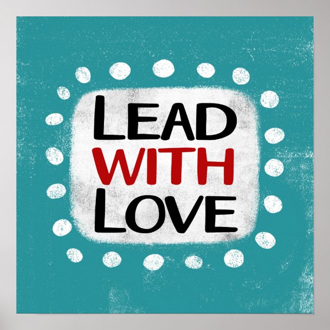 Liderar com Poster de Wall Art (Frente)