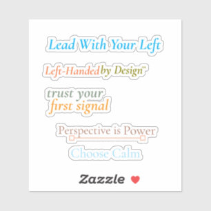 Lidere Com Seu Esquerdo - Adesivo de Vinil Persona