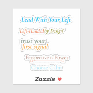 Lidere Com Seu Esquerdo - Adesivo de Vinil Persona