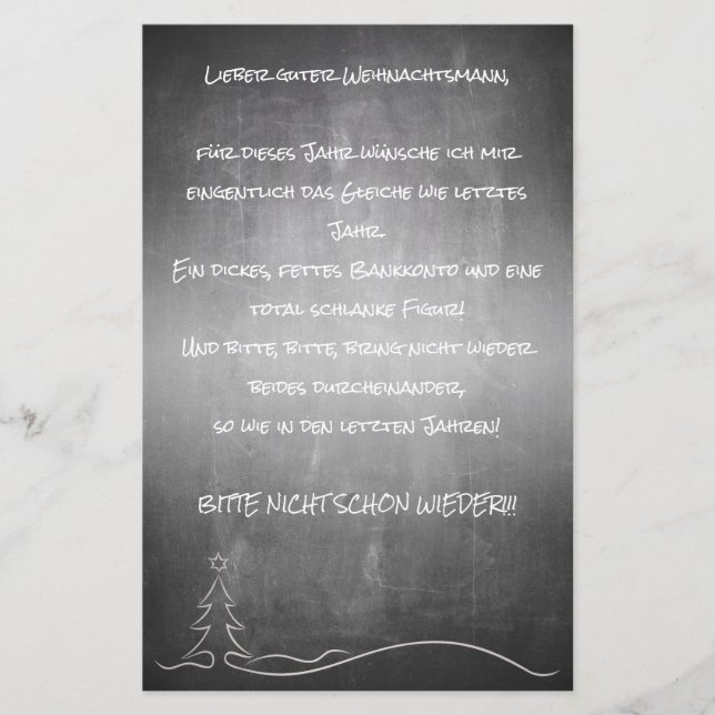 Lieber guter Weihnachtsmann (Frente)