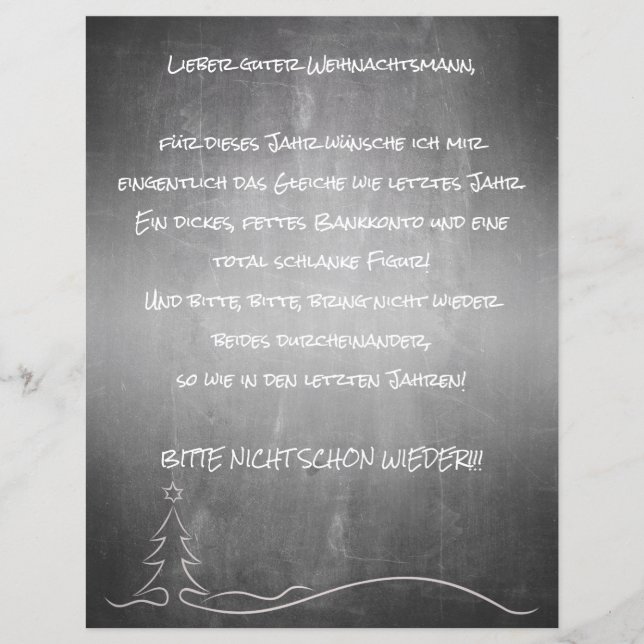 Lieber guter Weihnachtsmann (Frente)