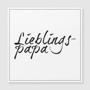 Lieblingspapa - Schwarzer Schriftzug 00001
