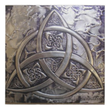 Lienzo De Imitación Simbolo Celta Metalico