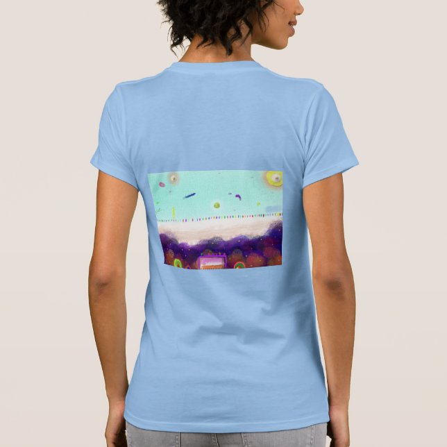 Life Aboard Another Planet Women's T-Shirt (Verso)