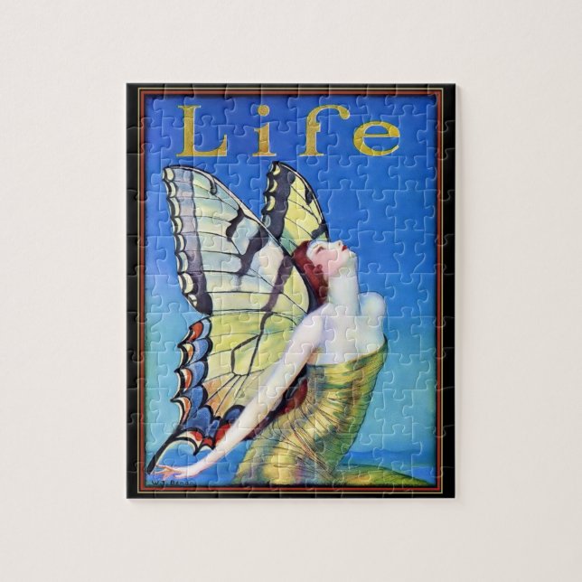 Life Art Deco Butterfly Quebra-cabeça (Vertical)
