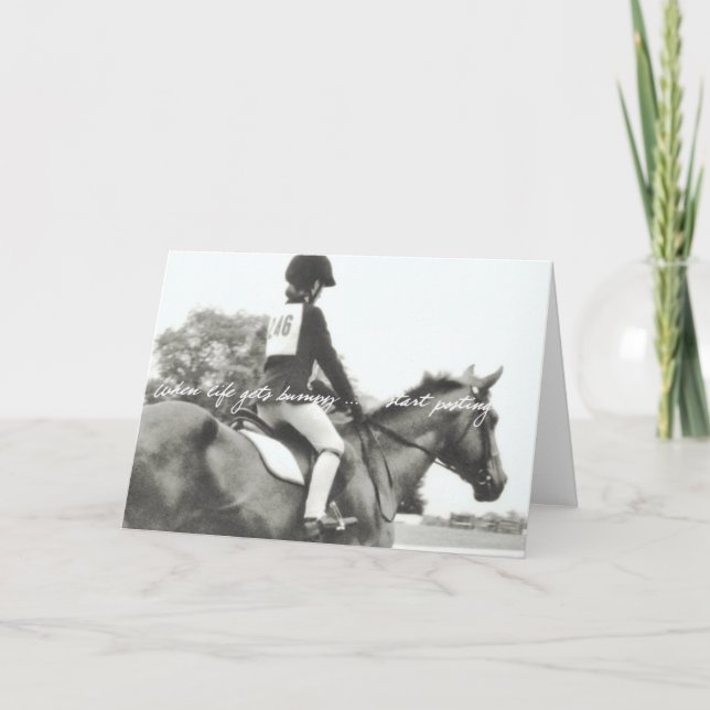 LIFE É Cartão de Saudação BUMPY (Frente)