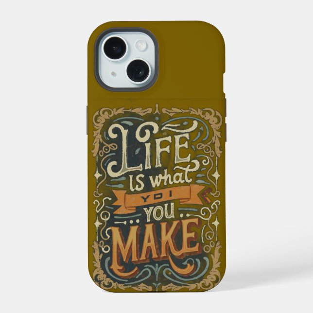 LIfe Quote phone case (Verso)