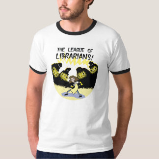 Liga do t-shirt dos bibliotecários - tamanho
