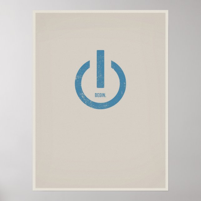 Ligar poster minimalista (Frente)