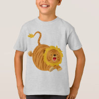 Ligeira de T-Shirt com Bouncy de Cartoons Bonitos