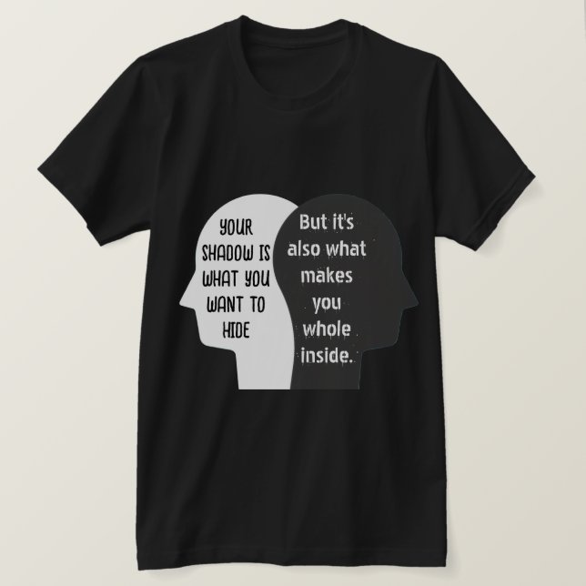 Light and Shadow Self t-shirt design (Frente do Design)