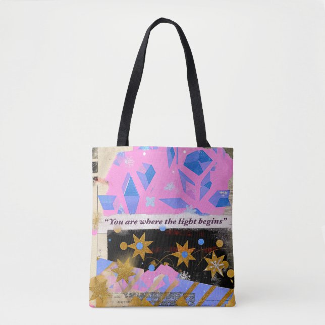 Light Begins – Modern Art Tote (Frente)