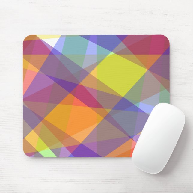 Light Geométrico - Mouse Pad (Com mouse)