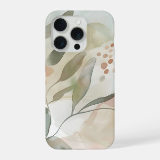 Light Neutral Abstract Botanical with Soft Sage 