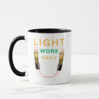 Light Work Daily - caneca