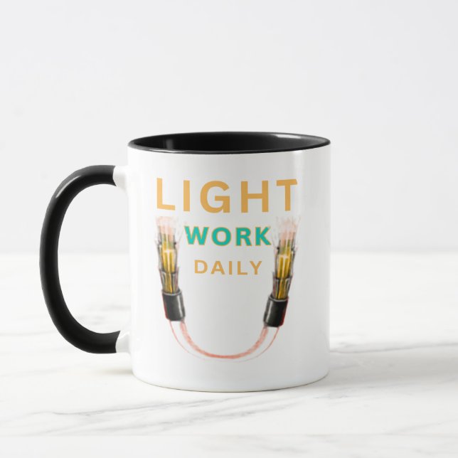 Light Work Daily - caneca (Esquerda)