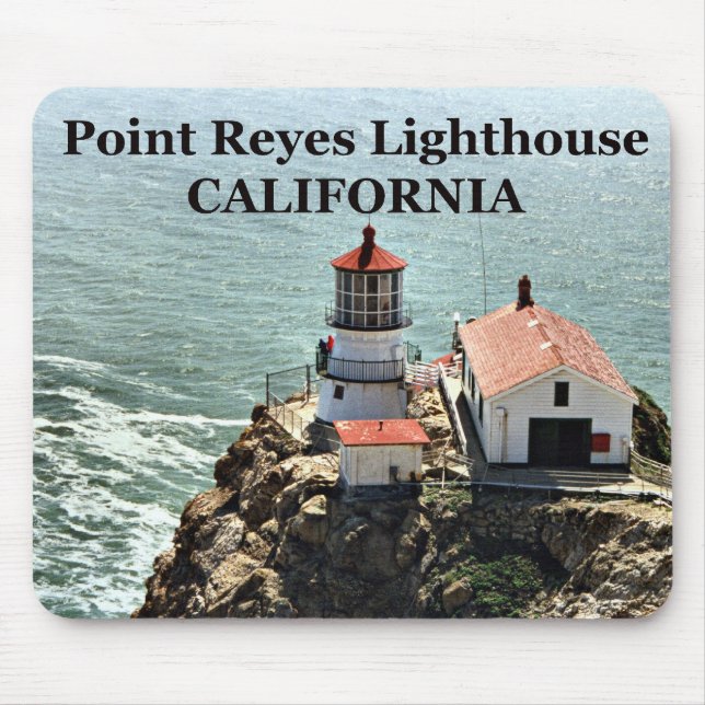 Lighthouse de Point Reyes, Califórnia Mousepad (Frente)