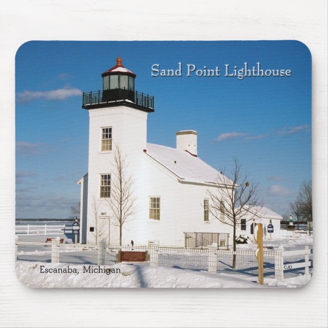 Lighthouse Escanaba Mousepad (Frente)