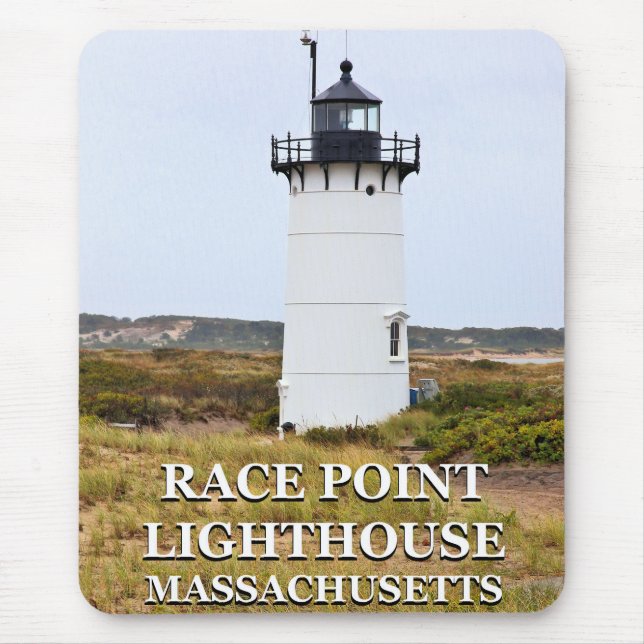 Lighthouse Race Point, Massachusetts Mousepad (Frente)
