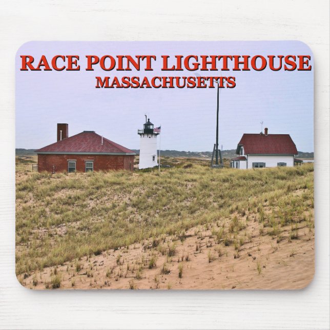Lighthouse Race Point, Massachusetts Mousepad (Frente)