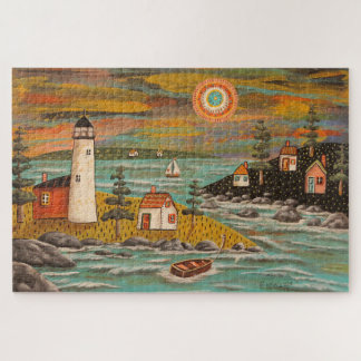 Lighthouse Sail Jigsee Quebra-cabeça por Karla Ger