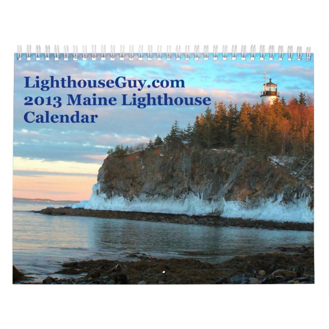 LighthouseGuy.com Calendário do Farol de 2013 (Capa)