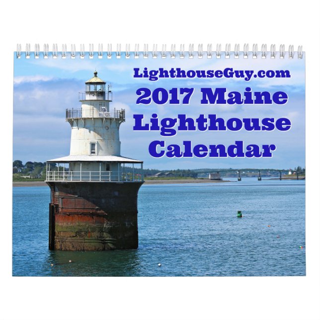 LighthouseGuy.com Calendário do Farol de 2017 (Capa)
