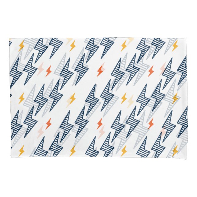 Lightning Bolts Doodle Seamless Flash (Frente)