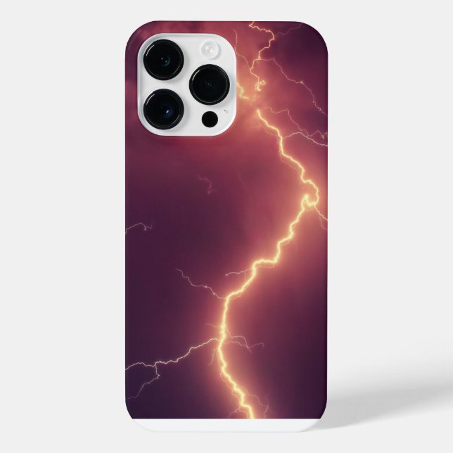 Lightning Storm iPhone 14 Pro Max Case – Thunder S (Verso)