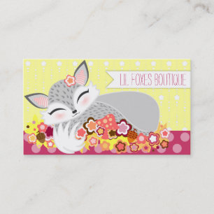 Lil Foxie Cub - cartões de visitas feitos sob