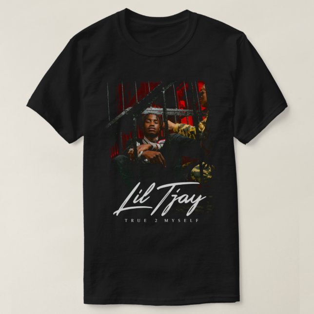 LIL TJAY Cópia essencial do T-Shirt (Frente do Design)