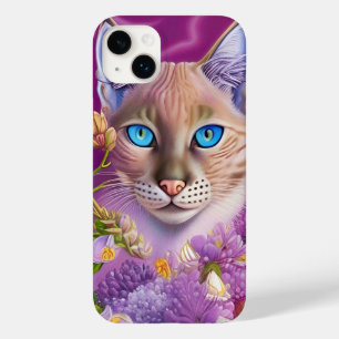Lilac Lynx aponta o gato siamês em roxo