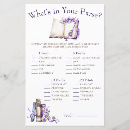 Lilac Novo Capítulo O que há na sua bolsa? Jogo