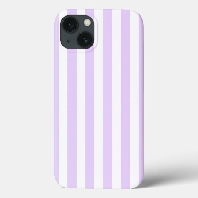 Lilac, púrpura e tiras doces brancas, Case-Mate iP (Verso)