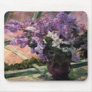 Lilacs em uma janela, Mary Cassatt Mousepad