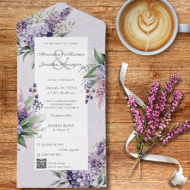 Lilacs & Heather na Lavanda com o Código QR