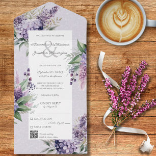 Lilacs & Heather na Lavanda com o Código QR