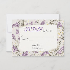 Lilas de Casamento RSVP